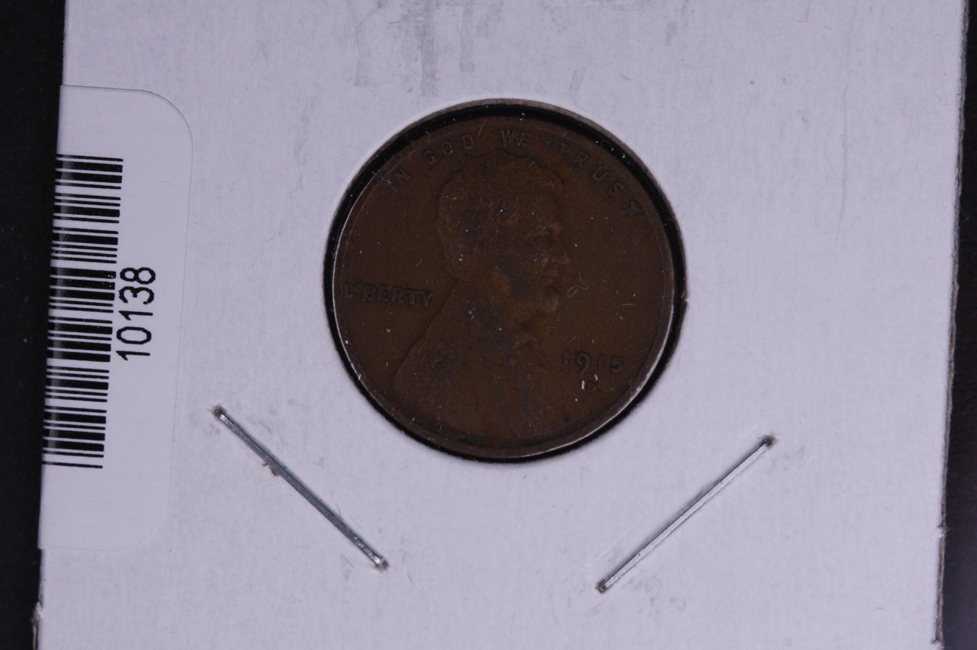 1915-D Lincoln Wheat Small Cent.  Affordable Collectible Coin. Store # 10138