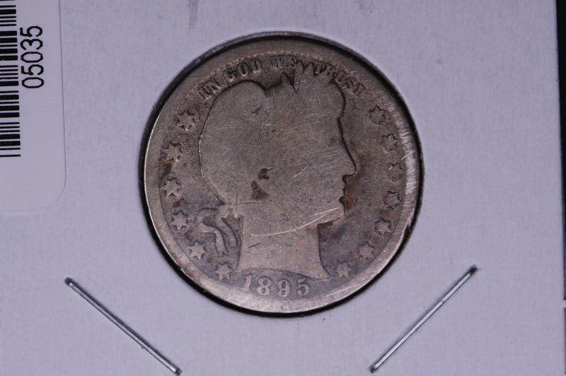 1895-O Barber Quarter.  Average Circulated Coin.  Store