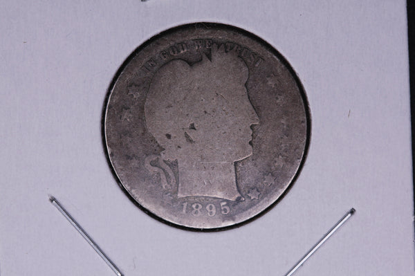 1895-S Barber Quarter.  Average Circulated Coin.  Store # 05037