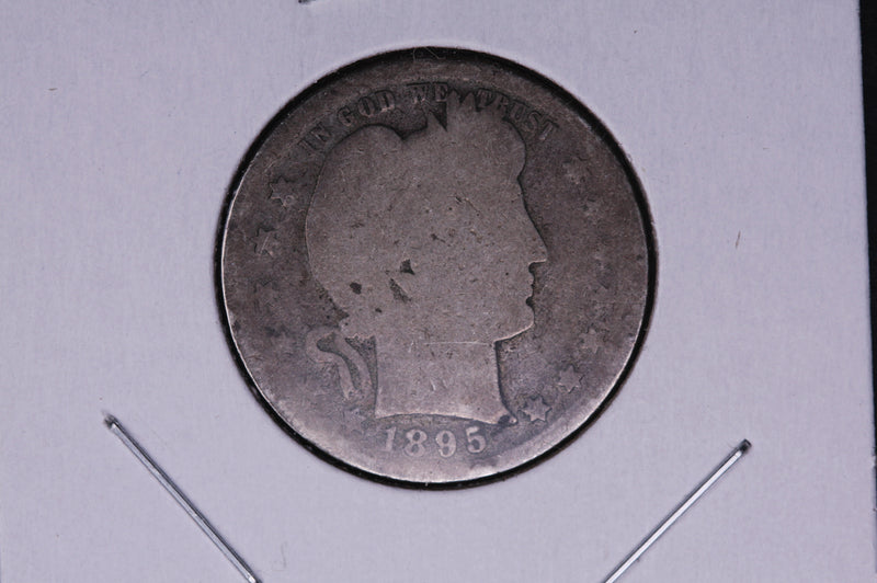 1895-S Barber Quarter.  Average Circulated Coin.  Store
