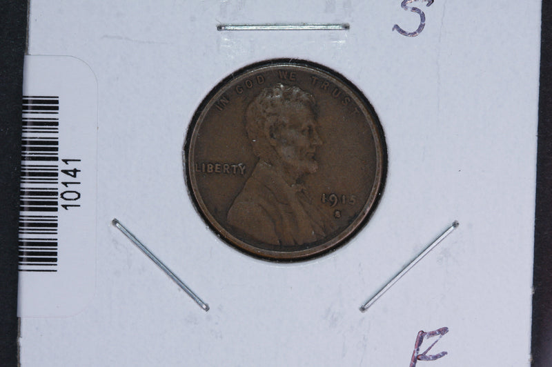 1915-S Lincoln Wheat Small Cent.  Affordable Collectible Coin. Store