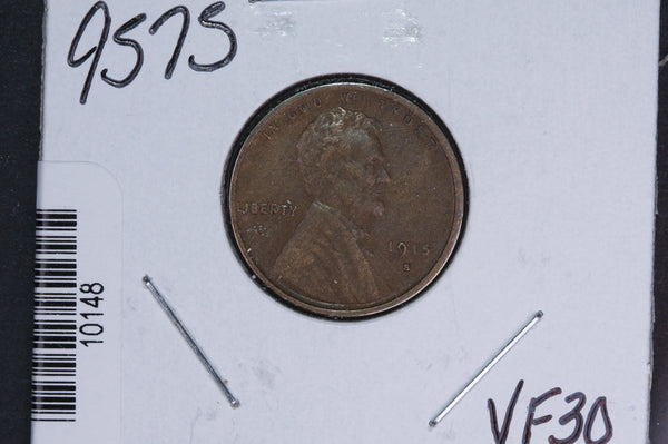 1915-S Lincoln Wheat Small Cent.  Affordable Collectible Coin. Store # 10148