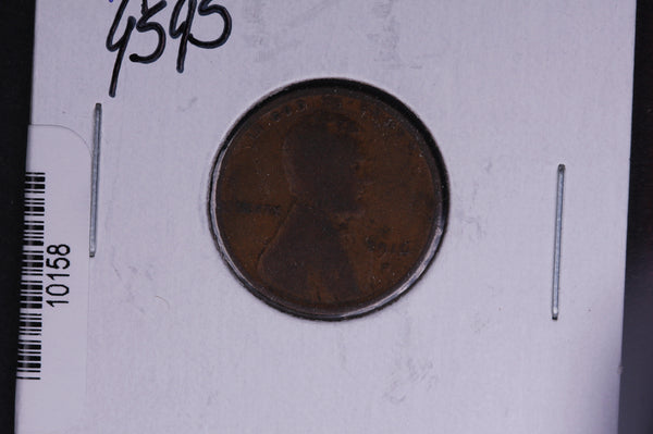 1916-D Lincoln Wheat Small Cent.  Affordable Collectible Coin. Store # 10158