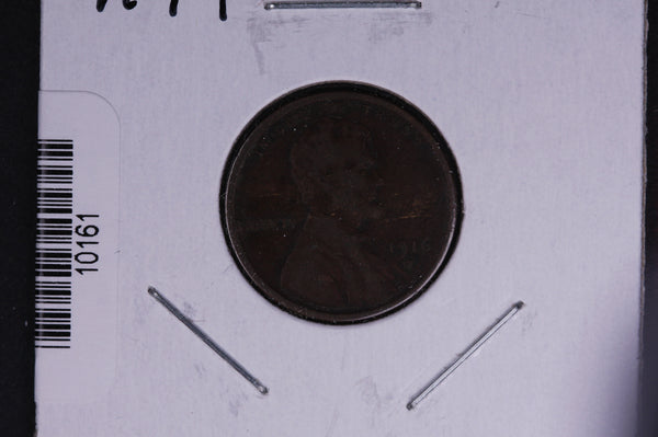 1916-D Lincoln Wheat Small Cent.  Affordable Collectible Coin. Store # 10161