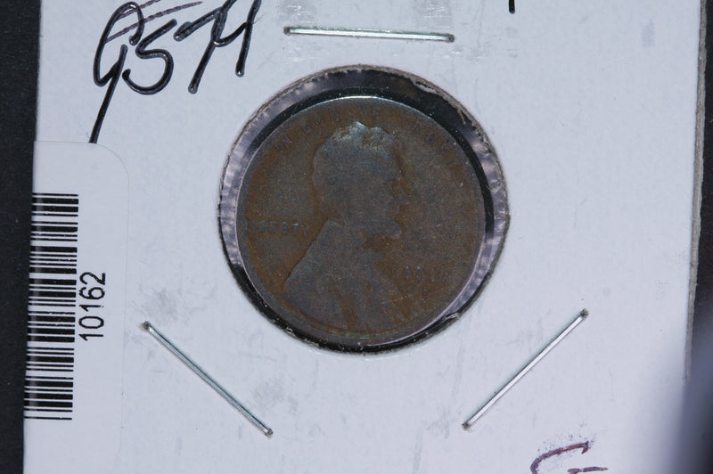 1916-D Lincoln Wheat Small Cent.  Affordable Collectible Coin. Store