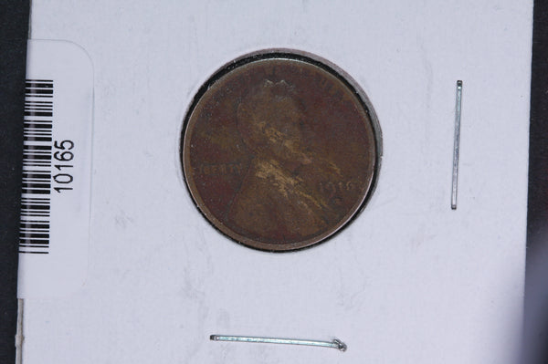 1916-D Lincoln Wheat Small Cent.  Affordable Collectible Coin. Store # 10165