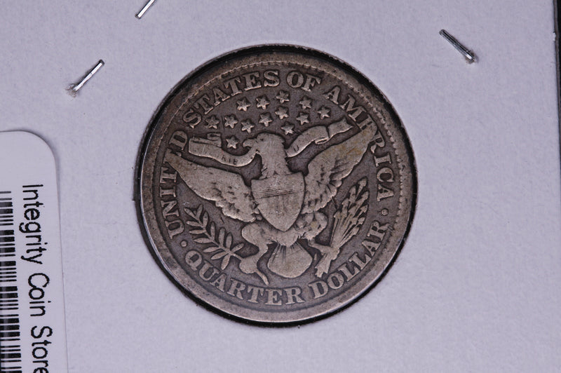 1897 Barber Quarter.  Average Circulated Coin.  Store