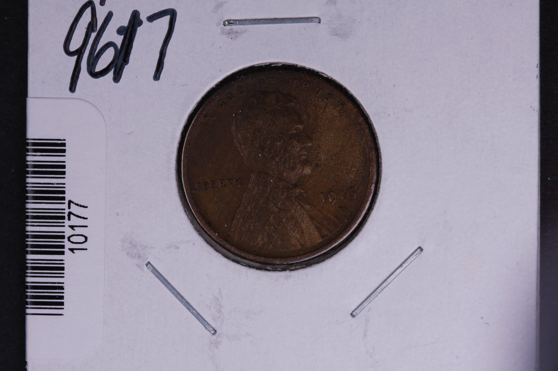 1916-S Lincoln Wheat Small Cent.  Affordable Collectible Coin. Store # 10177