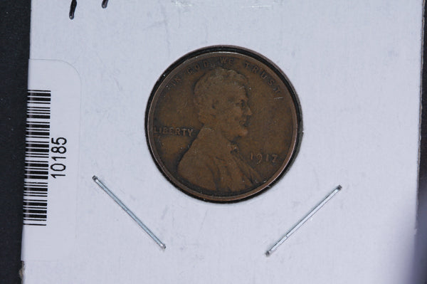 1917 Lincoln Wheat Small Cent.  Affordable Collectible Coin. Store # 10185