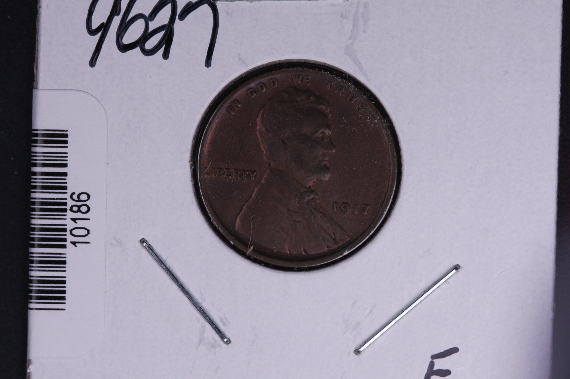 1917 Lincoln Wheat Small Cent.  Affordable Collectible Coin. Store # 10186