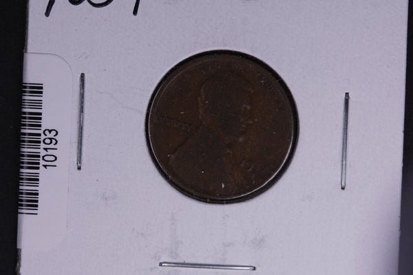 1917-D Lincoln Wheat Small Cent.  Affordable Collectible Coin. Store # 10193
