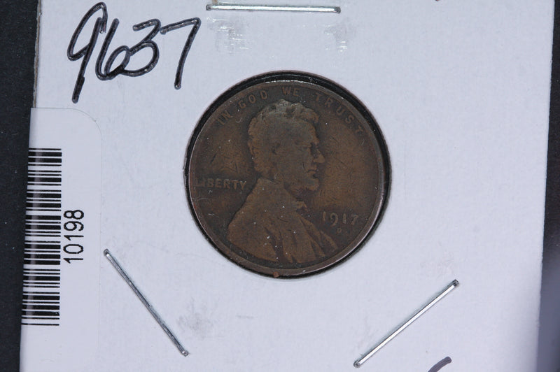1917-D Lincoln Wheat Small Cent.  Affordable Collectible Coin. Store