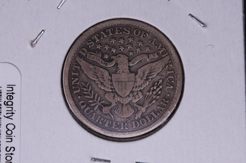1898-S Barber Quarter.  Average Circulated Coin.  Store