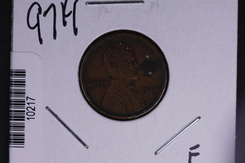 1918 Lincoln Wheat Small Cent.  Affordable Collectible Coin. Store