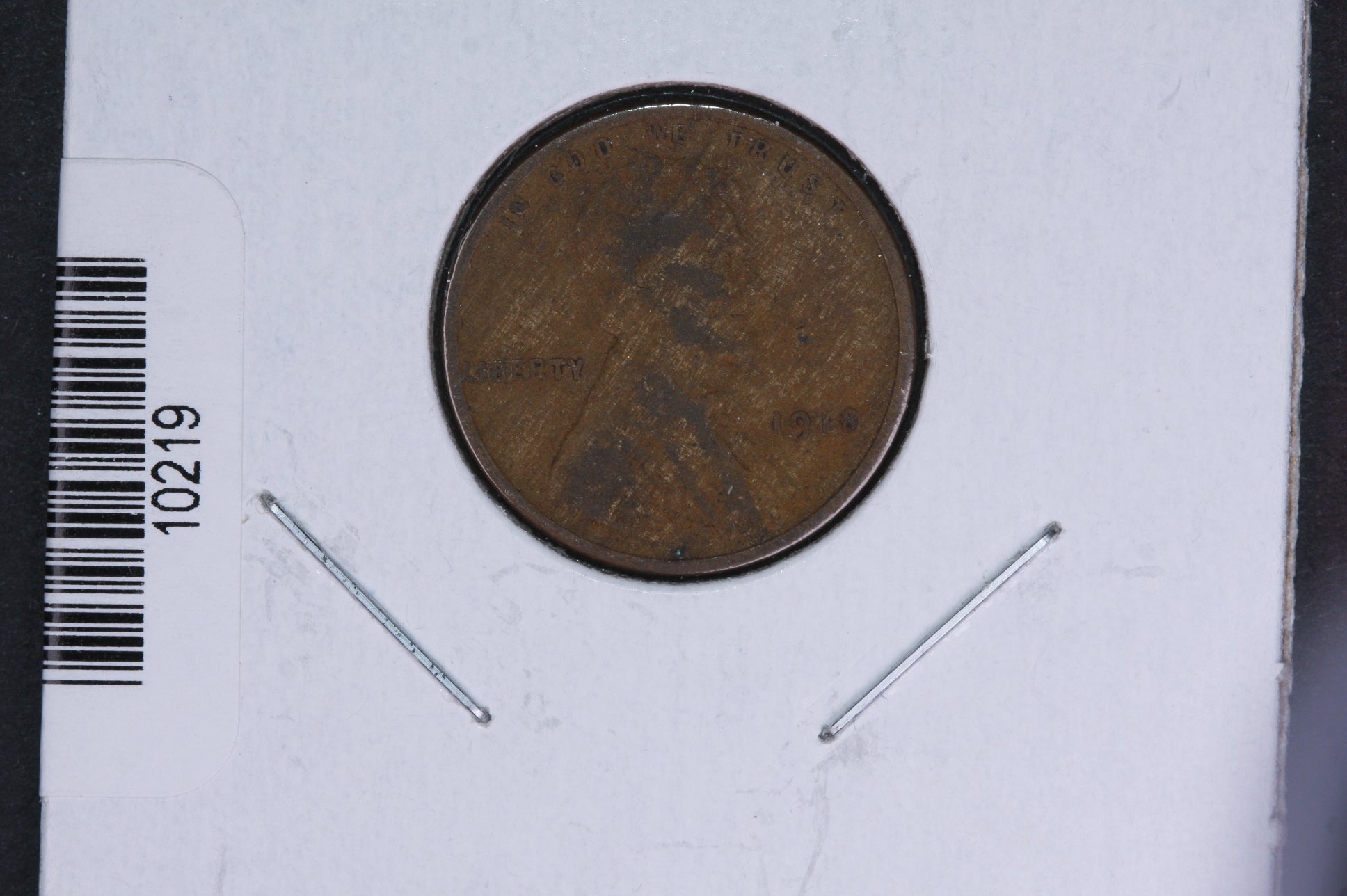 1918 Lincoln Wheat Small Cent.  Affordable Collectible Coin. Store # 10219