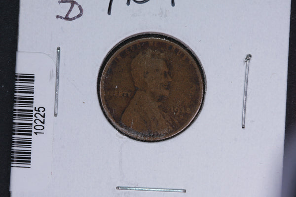 1918-D Lincoln Wheat Small Cent.  Affordable Collectible Coin. Store # 10225