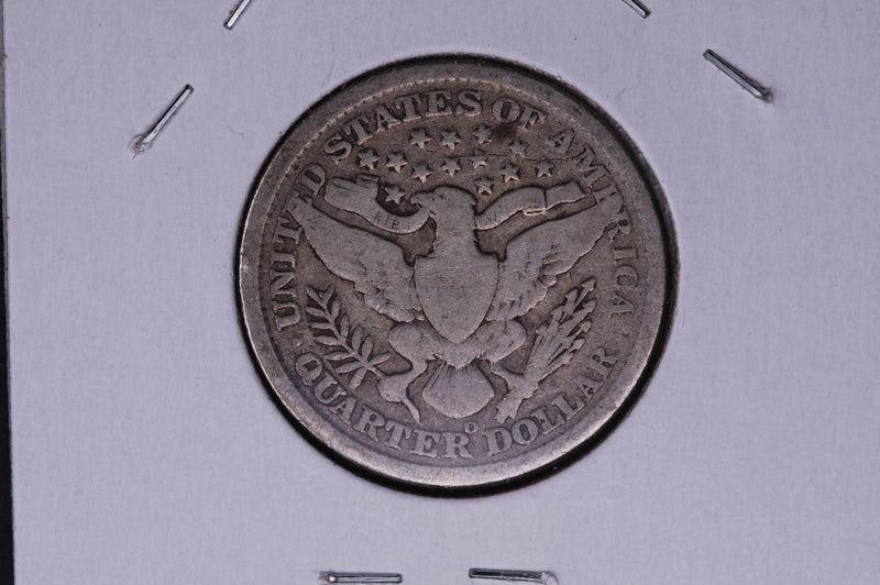 1900-O Barber Quarter.  Average Circulated Coin.  Store