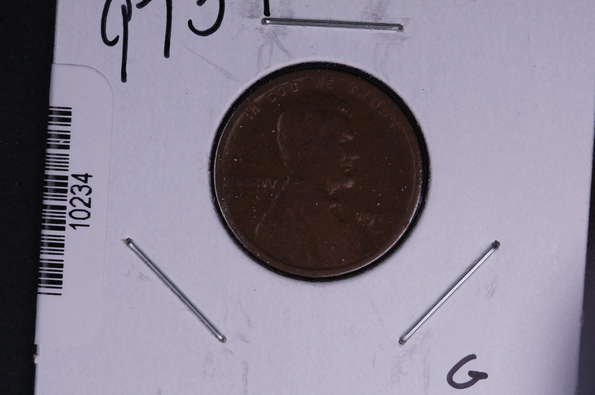 1918-D Lincoln Wheat Small Cent.  Affordable Collectible Coin. Store # 10234