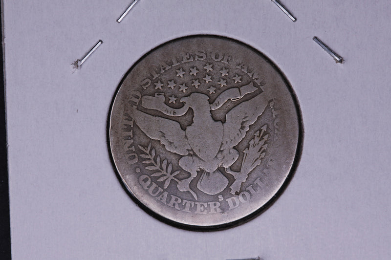 1902-S Barber Quarter.  Average Circulated Coin.  Store