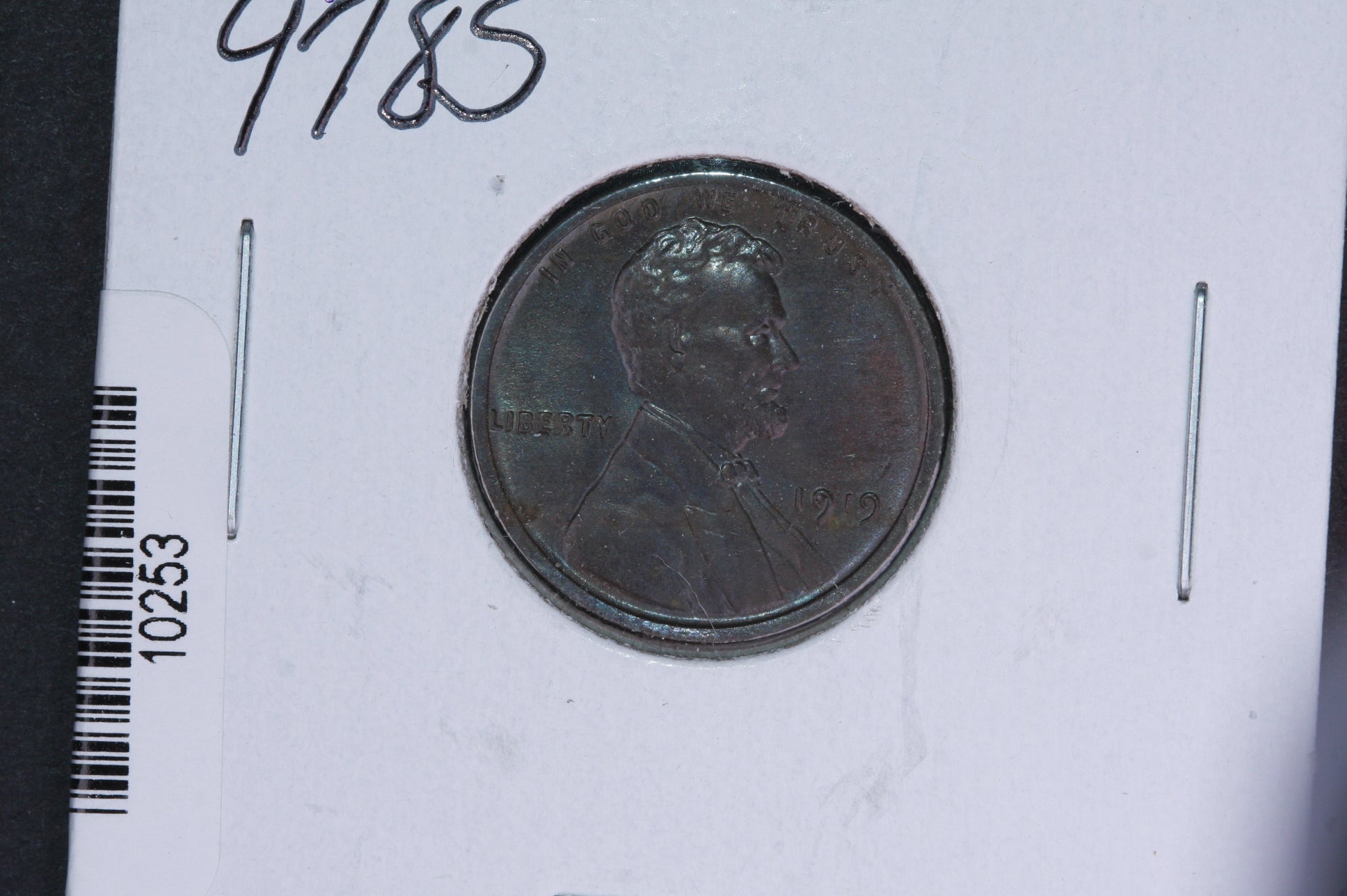 1919 Lincoln Wheat Small Cent.  Affordable Collectible Coin. Store # 10253