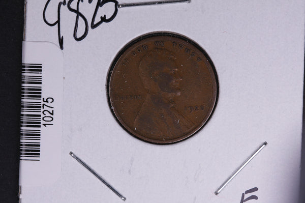 1920 Lincoln Wheat Small Cent.  Affordable Collectible Coin. Store # 10275