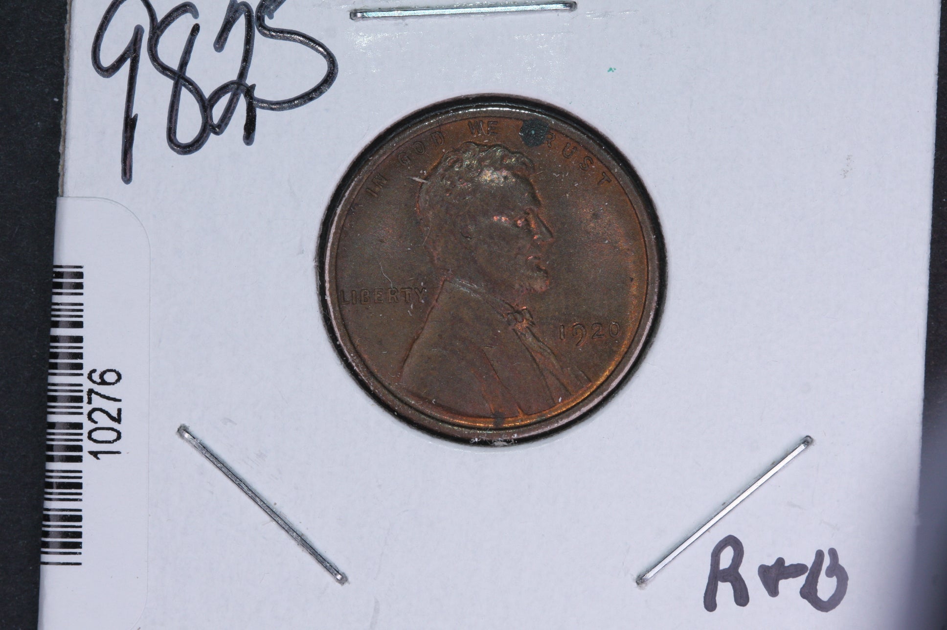 1920 Lincoln Wheat Small Cent.  Affordable Collectible Coin. Store # 10276