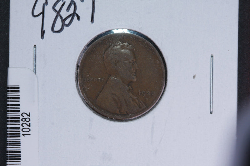 1920-D Lincoln Wheat Small Cent.  Affordable Collectible Coin. Store