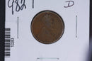 1920-D Lincoln Wheat Small Cent.  Affordable Collectible Coin. Store