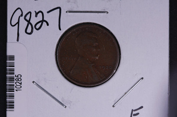 1920-D Lincoln Wheat Small Cent.  Affordable Collectible Coin. Store # 10285
