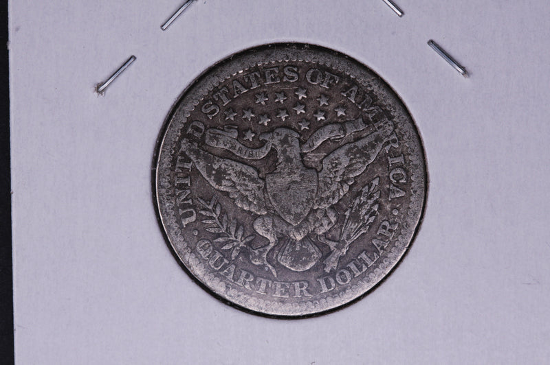1906 Barber Quarter.  Average Circulated Coin.  Store