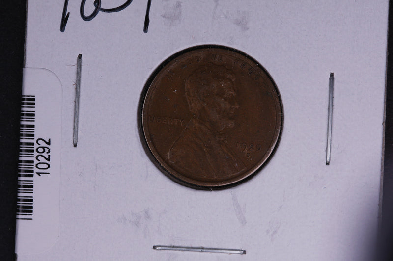 1920-S Lincoln Wheat Small Cent.  Affordable Collectible Coin. Store