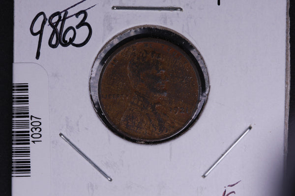 1921 Lincoln Wheat Small Cent.  Affordable Collectible Coin. Store # 10307