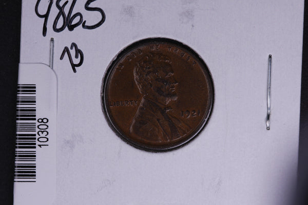 1921 Lincoln Wheat Small Cent.  Affordable Collectible Coin. Store # 10308