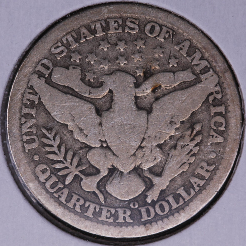1907-O Barber Quarter, Good Circulated Coin, Store #05212