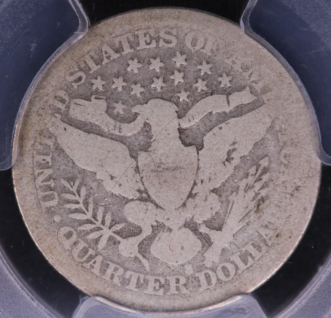 1896-S Barber Silver Quarter, PCGS AG-03, Semi-Key, Store #QR1444