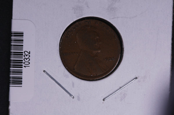 1925 Lincoln Wheat Small Cent.  Affordable Collectible Coin. Store # 10332