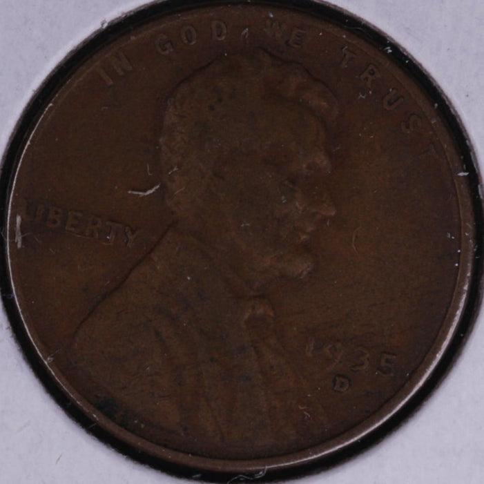 1935-D Lincoln Wheat Small Cent, Fine Circulated Coin, Store