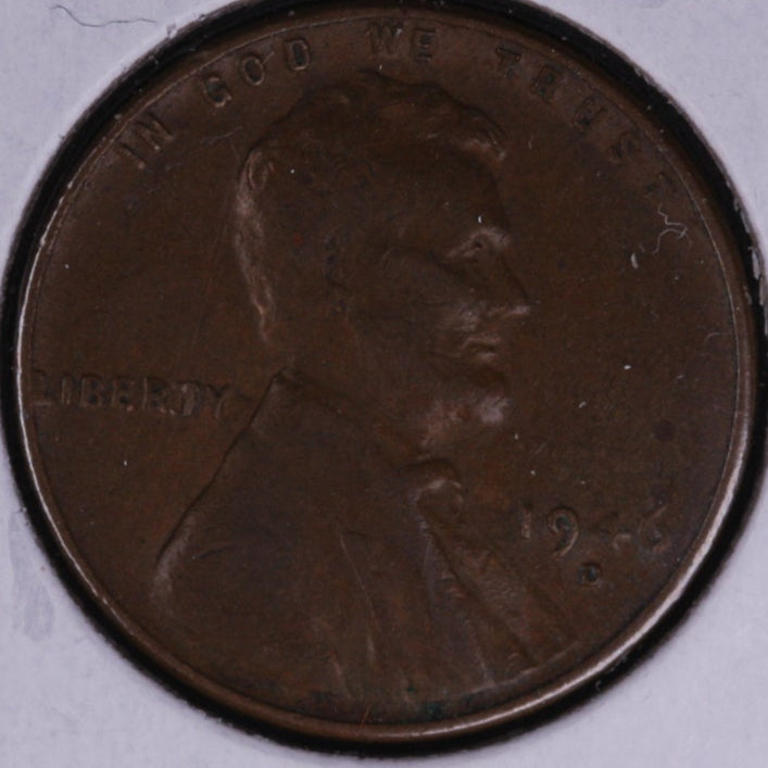 1946-D Lincoln Wheat Small Cent, Very Fine Uncirculated Coin, Store #CT0503