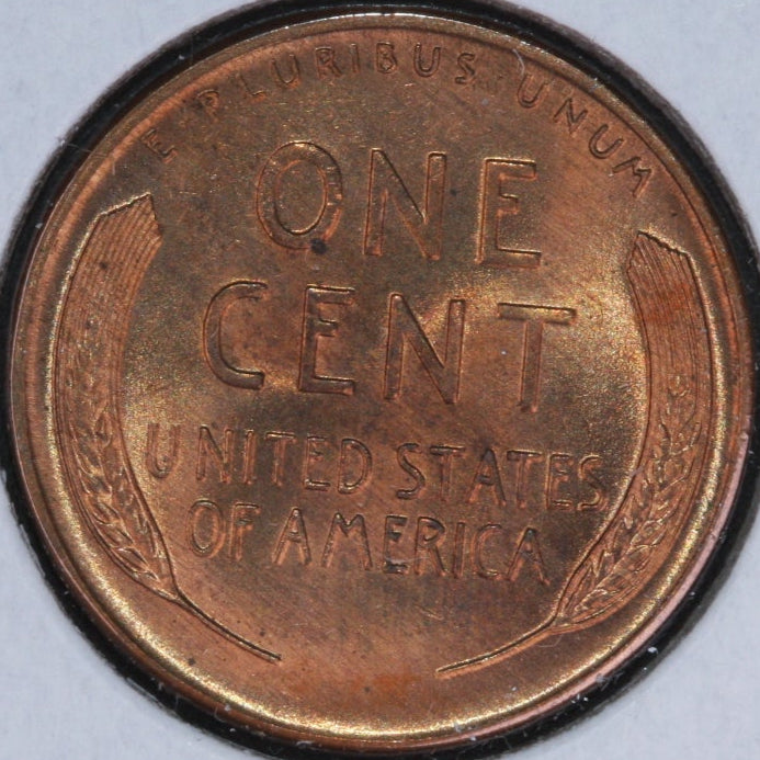 1947-D Lincoln Wheat Small Cent, Mint State Uncirculated Coin, Store #CT0507