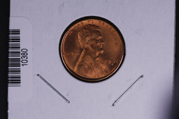 1947-S Lincoln Wheat Small Cent.  Affordable Collectible Coin. Store # 10380