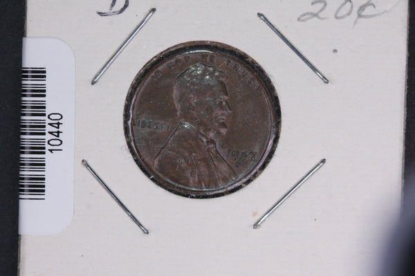 1957-D Lincoln Wheat Small Cent.  Affordable Collectible Coin. Store # 10440
