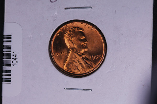 1958 Lincoln Wheat Small Cent.  Affordable Collectible Coin. Store # 10441
