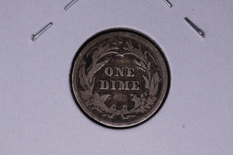 1903 Barber Silver Dime, Average Circulated Coin.  Store