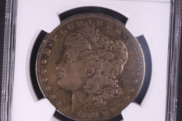 1889-CC Morgan Silver Dollar, "HARD DATE", NGC Graded VF Details. Store #10487
