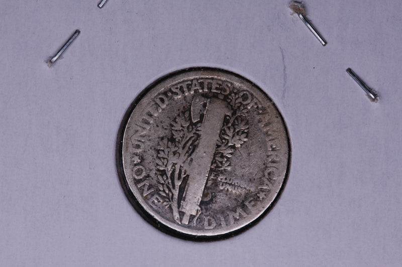1919 Mercury Silver Dime, Average Circulated Coin.  Store