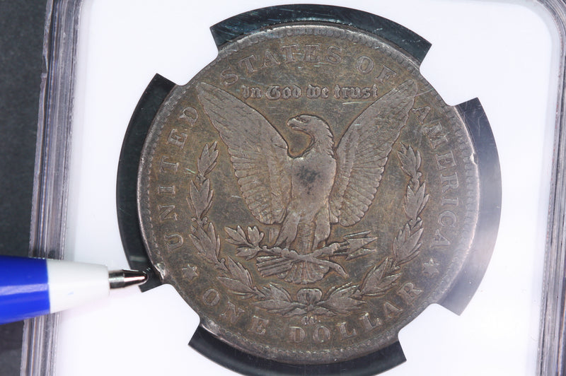 1889-CC Morgan Silver Dollar, "HARD DATE", NGC Graded VF Details. Store