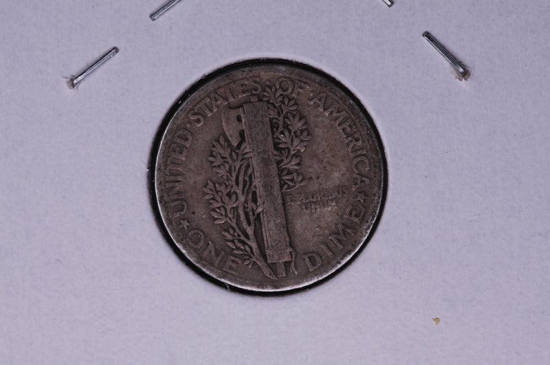 1919 Mercury Silver Dime, Average Circulated Coin.  Store