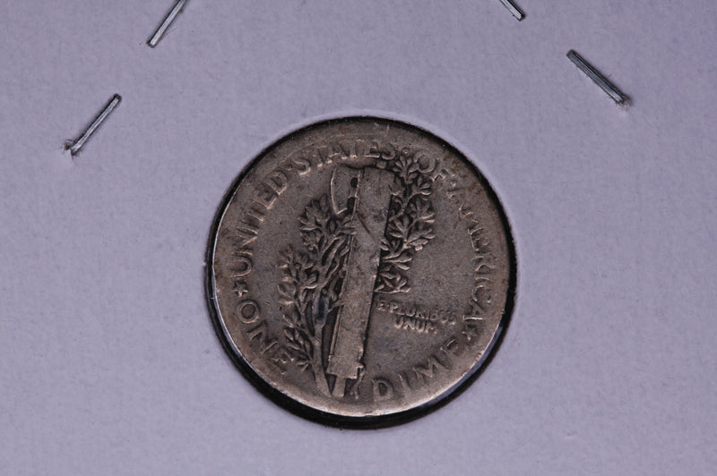 1920 Mercury Silver Dime, Average Circulated Coin.  Store