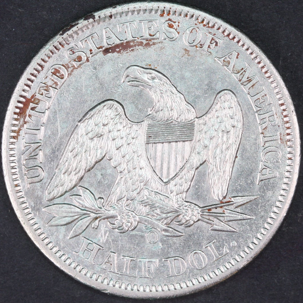 1859-O Liberty Seated Half Dollar, About Uncirculated Coin, Store #10507