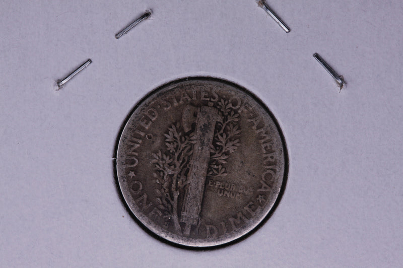 1924-S Mercury Silver Dime, Average Circulated Coin.  Store